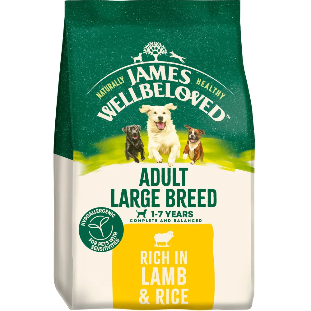 Adult Lamb & Rice Large Breed Dry Dog Food 10kg Image 1