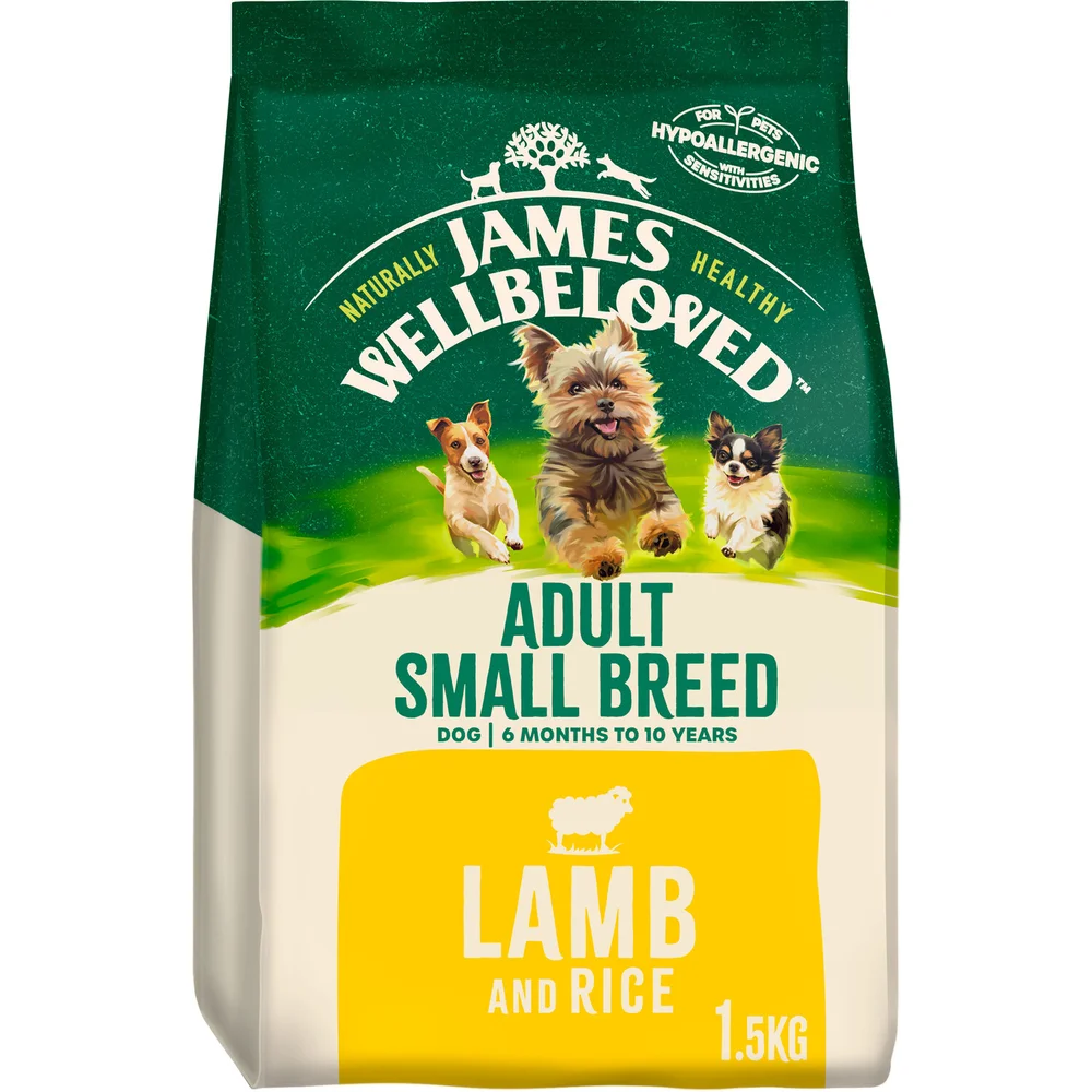 Adult Lamb & Rice Small Breed Dry Dog Food 1.5kg Image 1