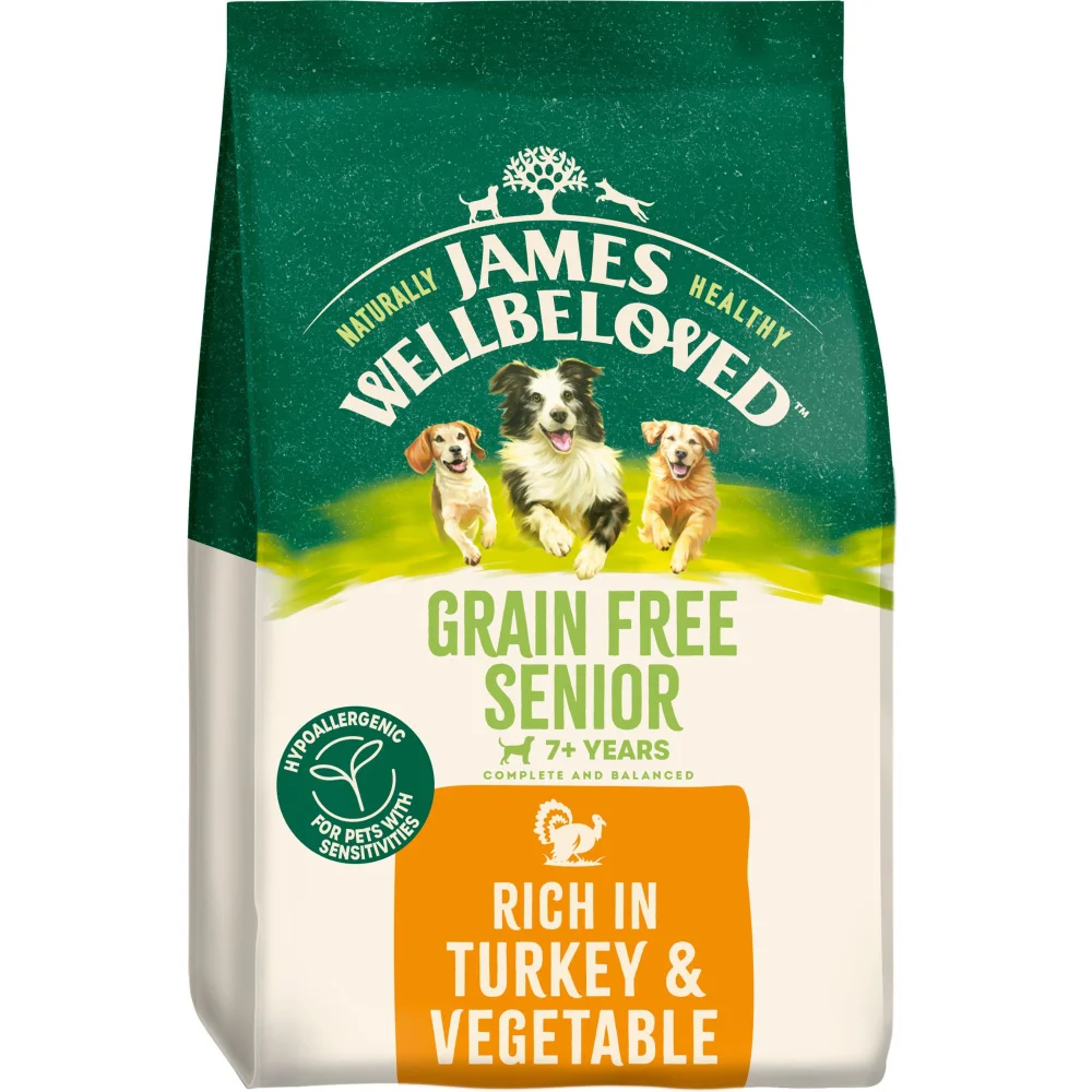 Senior Grain Free Dry Dog Food Turkey 10kg Image 1