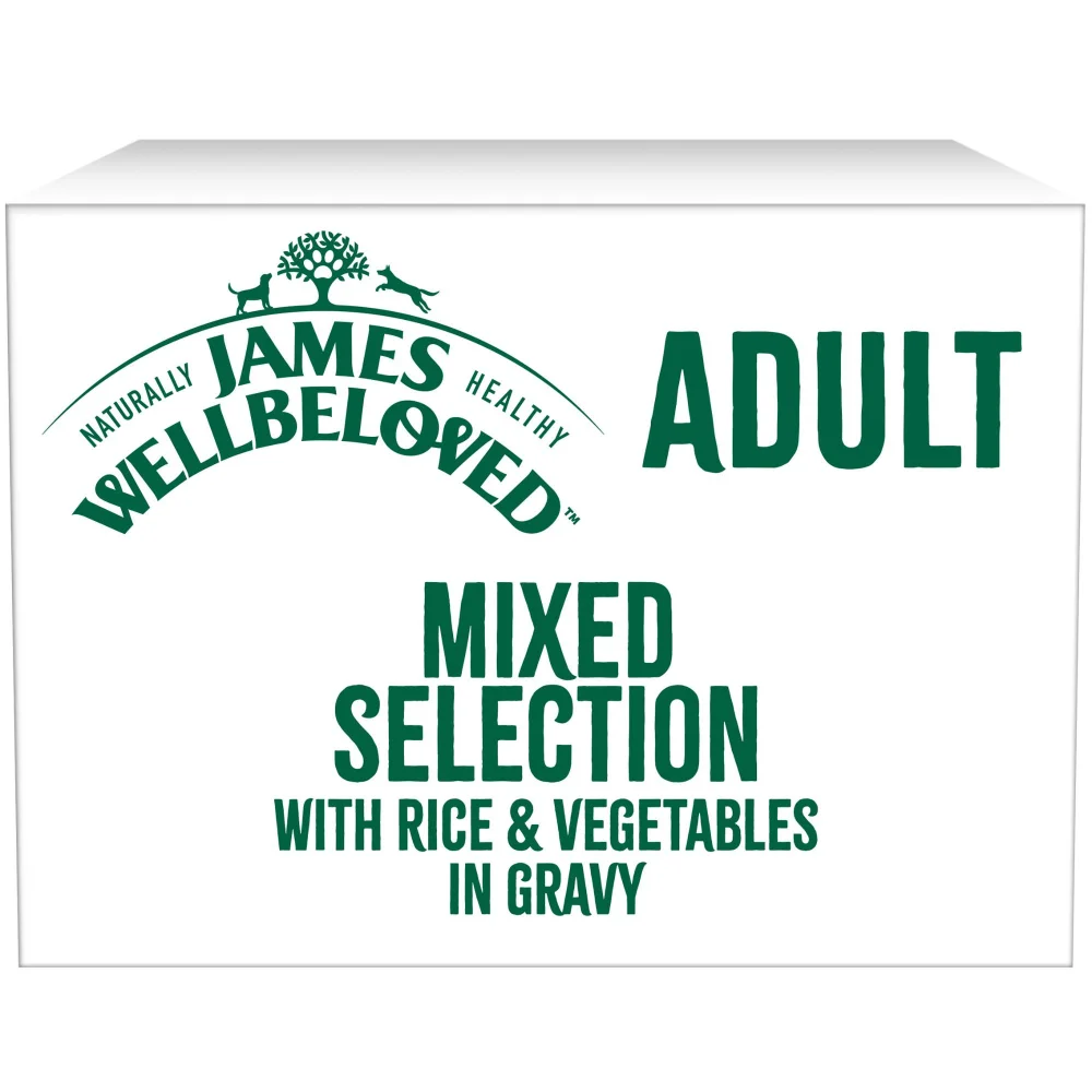 Adult Wet Dog Food in Gravy Variety Pack Pouches 84 pouches Image 1