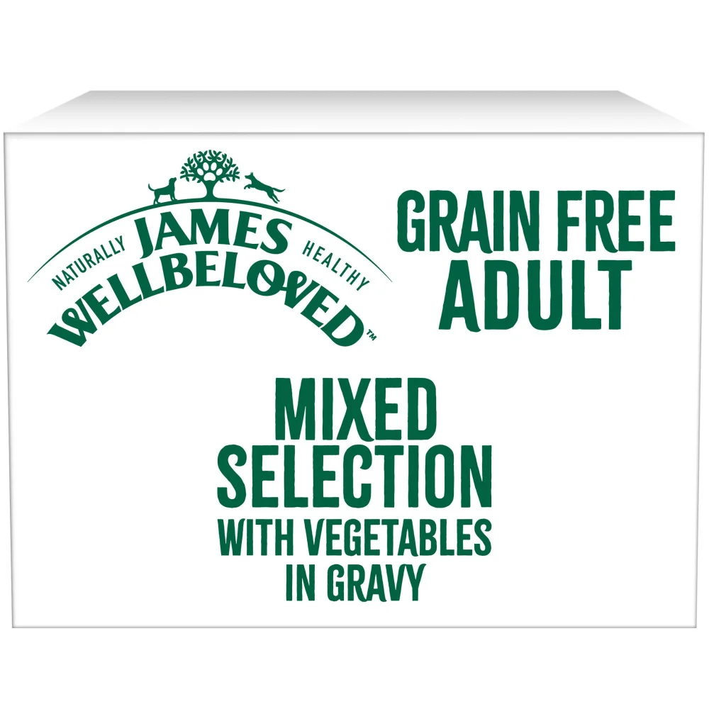 Adult Wet Dog Food in Gravy Grain Free Variety Pack Pouches 84 pouches Image 1